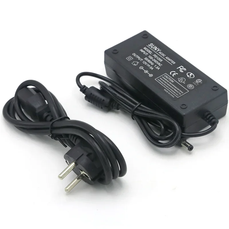 

AC Converter Adapter DC 12V 5A For Imax B5 B6 Balancer Charger AC Power Adapter Supply Easy Plug LED