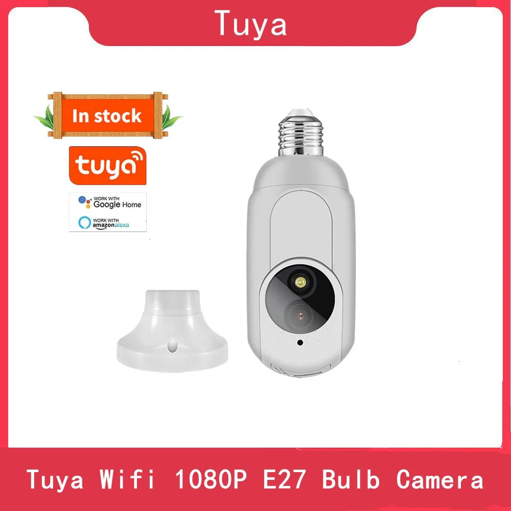 

Tuya E27 Wifi Bulb Camera 1080P HD 360° Panoramic Surveillance Camera LED Lamp Home Security Baby Monitor Night Vision IP Camera