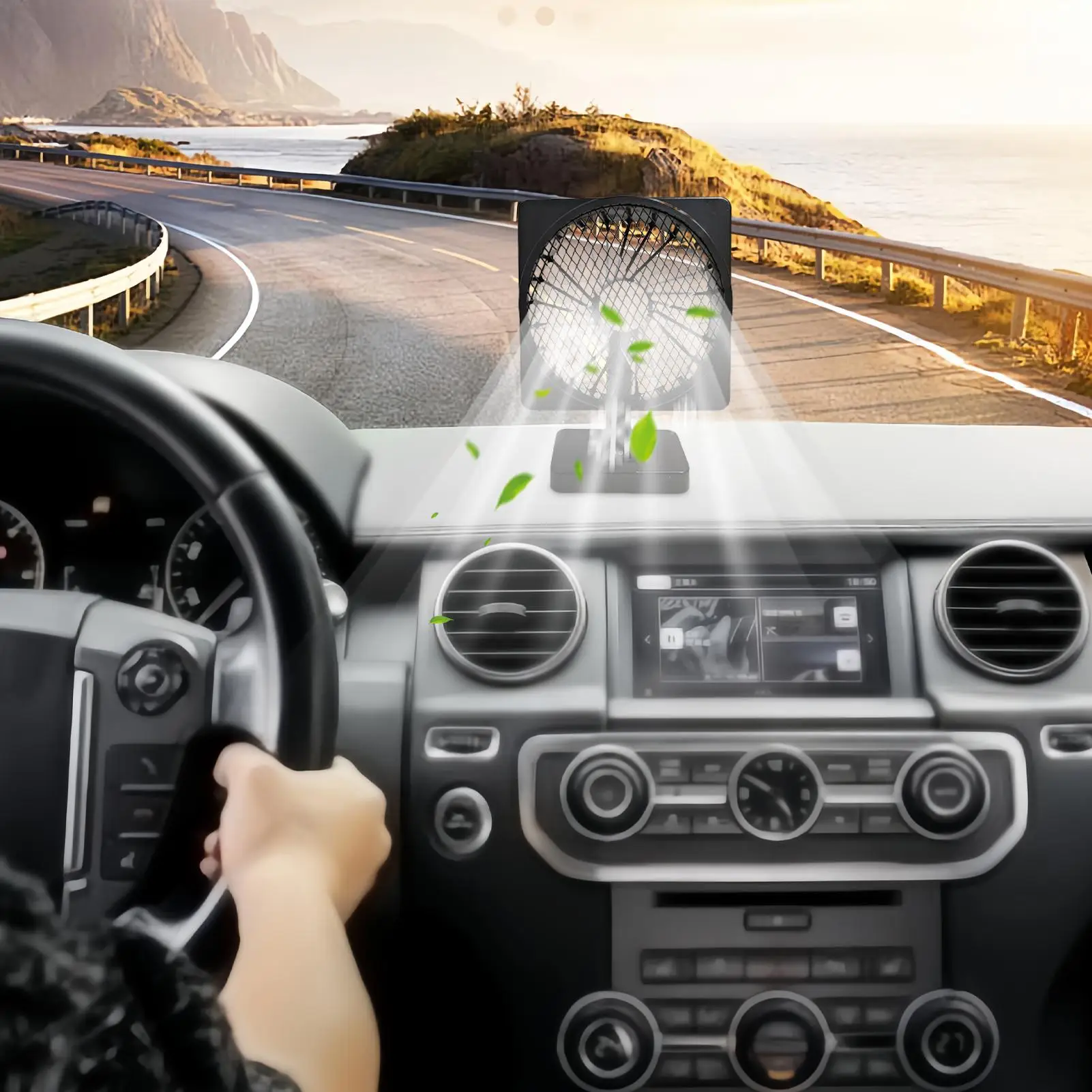 

Подключаемый вентилятор для автомобиля, 12 В, автомобильный охлаждающий вентилятор, вращение на 360 градусов, циркулятор воздуха, автомобильные аксессуары для фургона, внедорожника, автодорожья