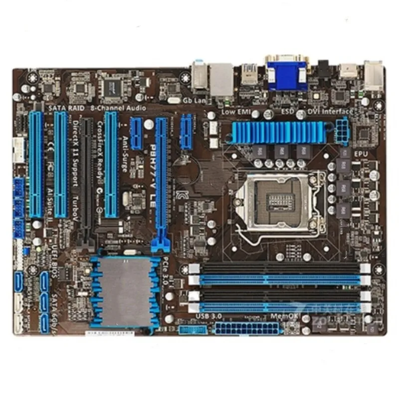 Imagem -01 - Placa-mãe de Computador P8h77-v le H77 Lga 1155 placa mae de computador p8h77 v le h77 lga 1155 01