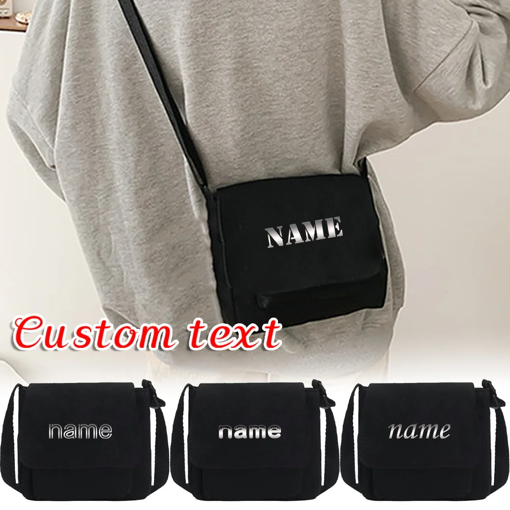 

Personalized Customization Name Crossbody Bag Casual Handbag Fashionable Crossbody Bag Portable Storage Bag
