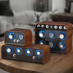 Wood Automatic Rotator Watch Winder Box Silent Movement Winder for Mechanical Watches Display Organizer Accessories