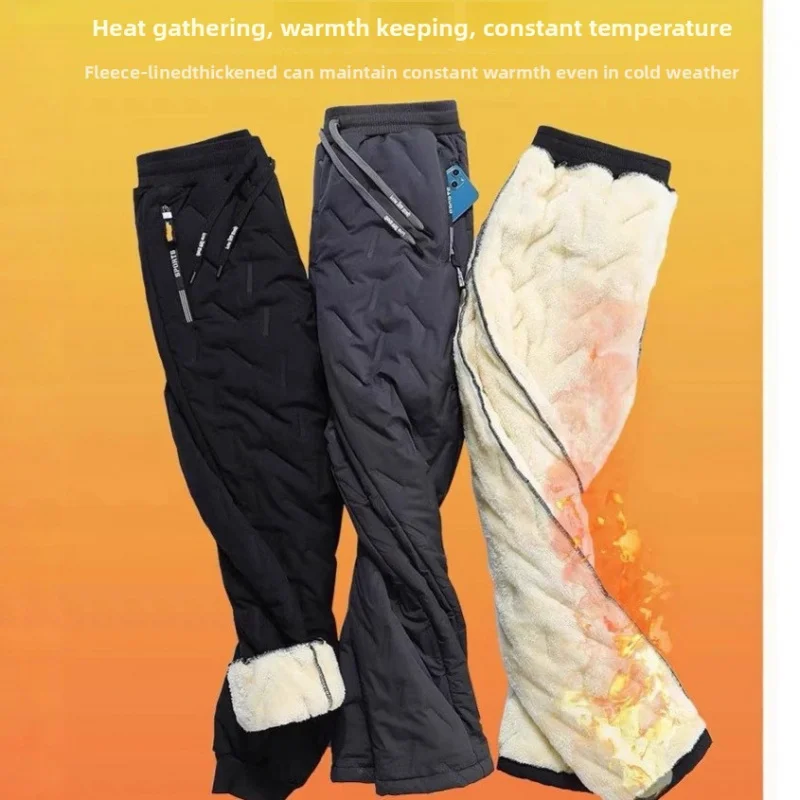 الشتاء الدافئة دعوى الرجال قطعتين مجموعة الخريف والشتاء سميكة بناطيل كاجوال سترة قطن دافئة سترة جاكيتات رجل