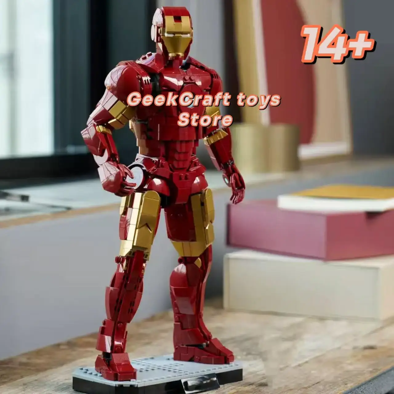 

В наличии коллекционный конструктор меха 76344 Mark 3, набор строительных блоков, подарок для взрослых, коллекционное украшение.