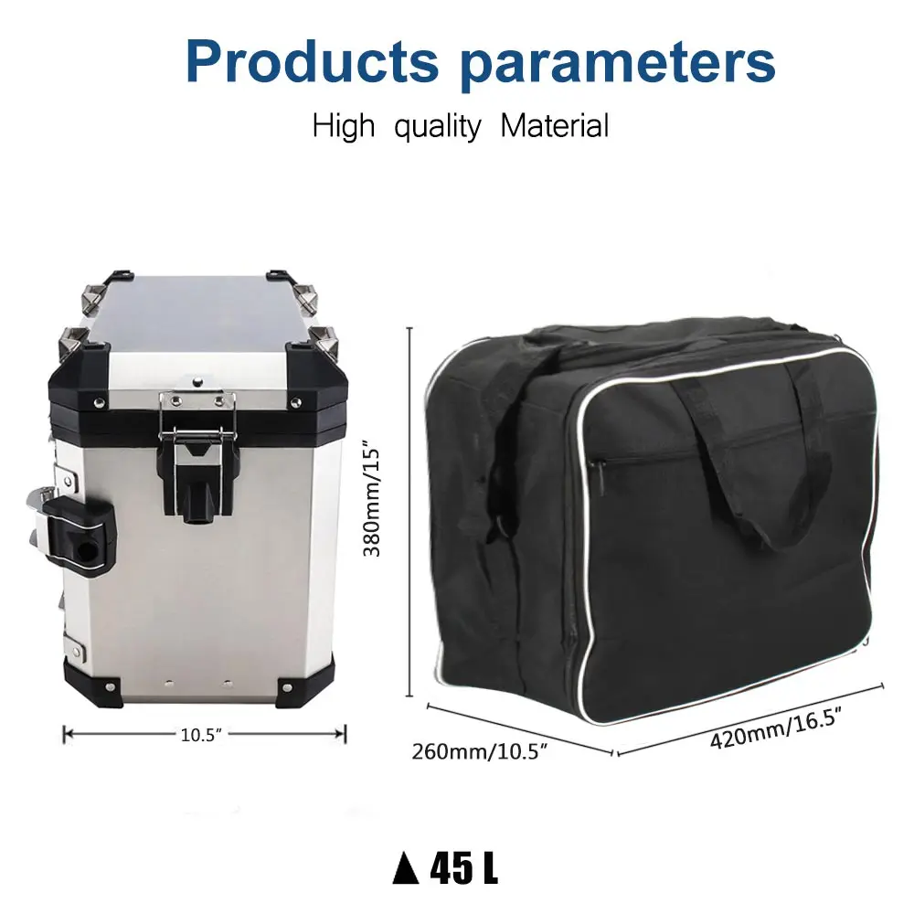 Motorcycle Luggage Bags for BMW R1200GS Adv Black Inner Bags R 1200 GS Adventure WATER-COOLED R1250GS R 1250 GS Adventure