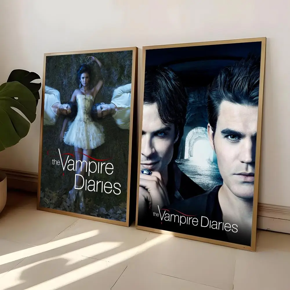 T-The Vampire Diaries Painting Calligraphy Frameless Poster Canvas Painting Wall Prints Picture For Living Room Home Decor