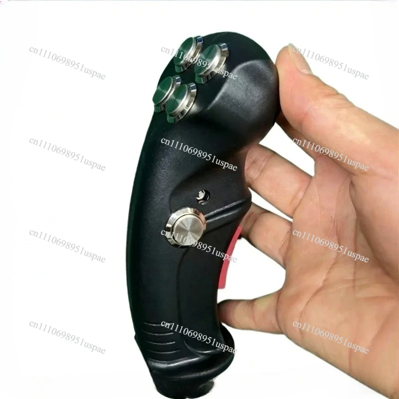 For 4/5/6 Button for Excavator/harvester/tractor Modification Optional Red Safety Switch Electronic Control Handle