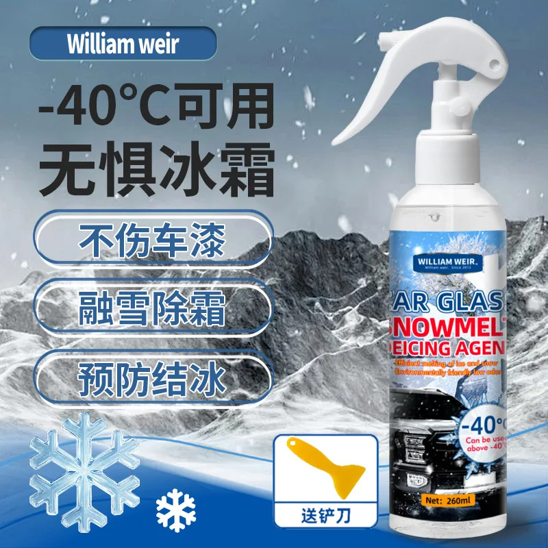 Car snow and defrosting agent, car glass anti icing agent, car window defrosting agent, snow and defrosting agent,miracle device