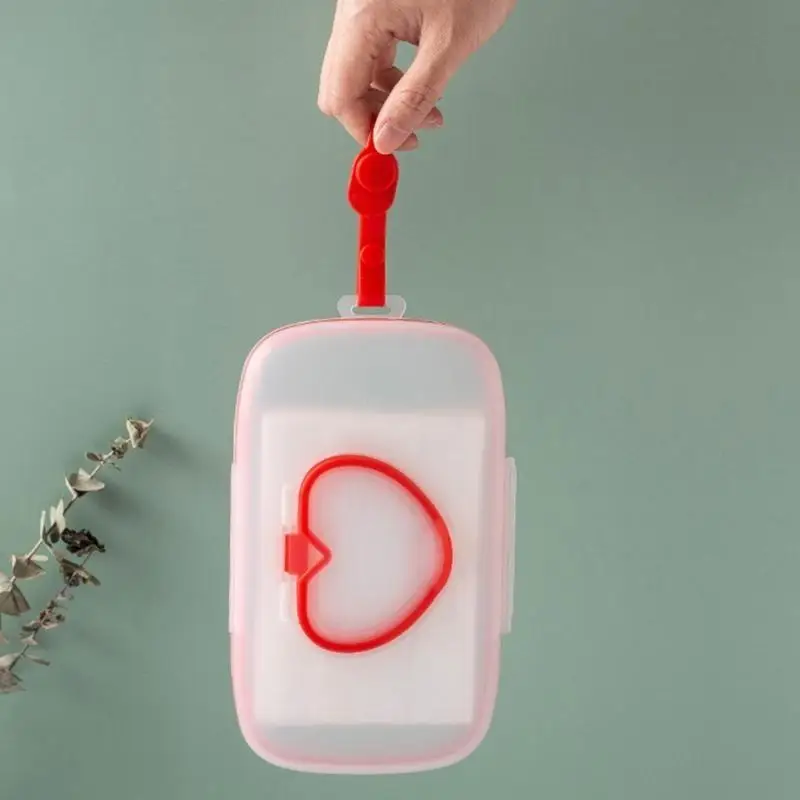 Scatola portaoggetti portatile per salviette 54DF Porta fazzoletti umidi con maniglia Facile da trasportare
