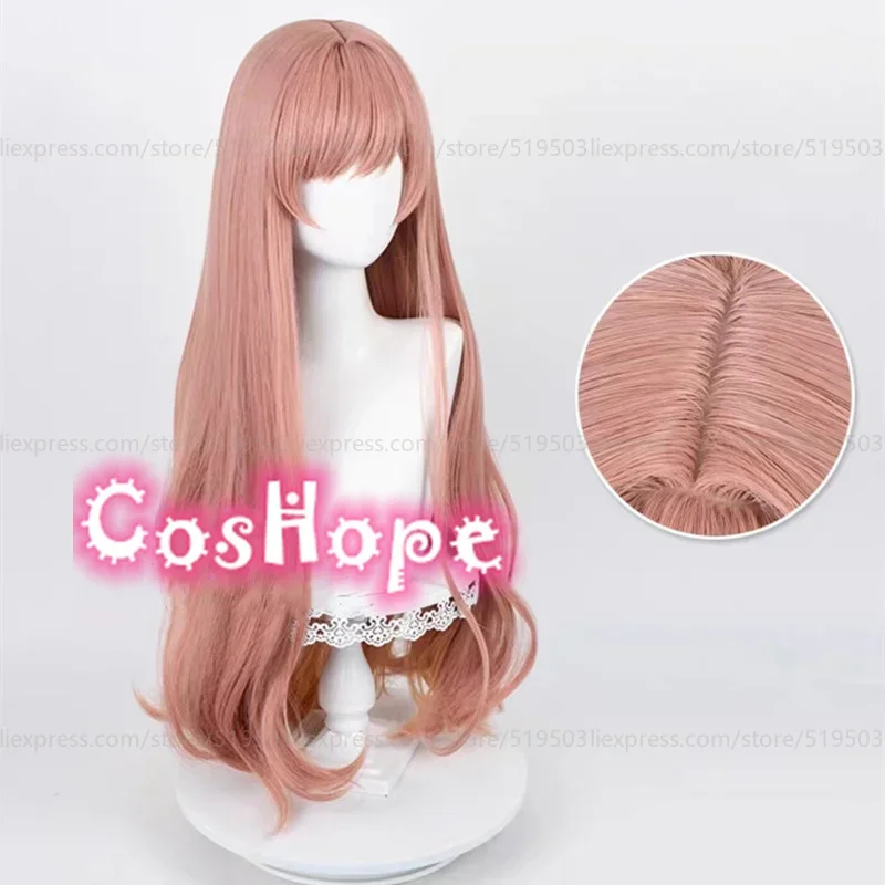 رابي شعر مستعار تأثيري 85 سنتيمتر برتقالي وردي براون شعر مستعار تأثيري أنيمي شعر مستعار تأثيري مقاومة للحرارة بيروكات صناعية