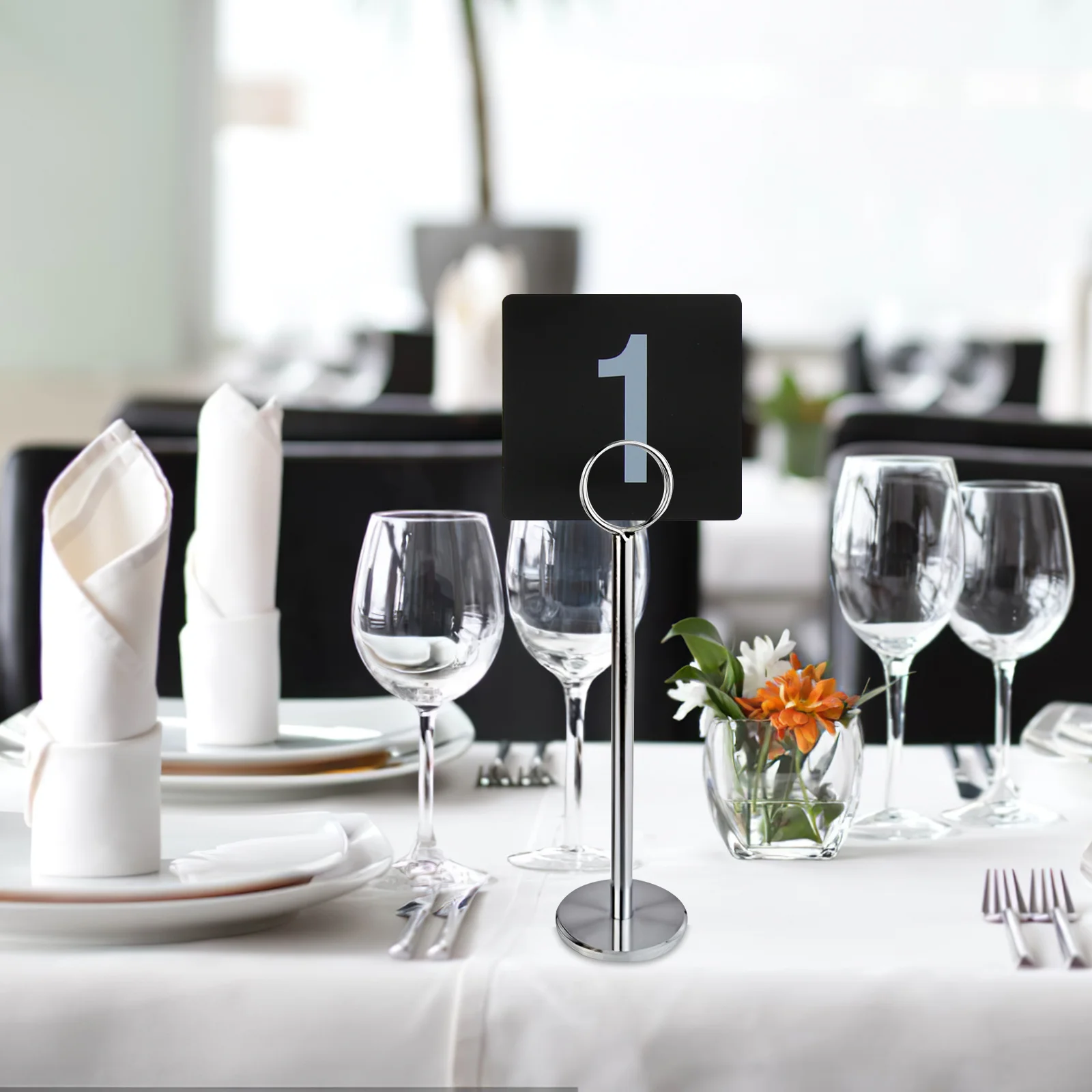 25 Segnaposto Numerati in Plastica, Segnali 'Posto Riservato' per Tende, Decorazioni per Matrimoni, Feste e Banchetti, Numeri per Sedute Riutilizzabili su Entrambi i Lati