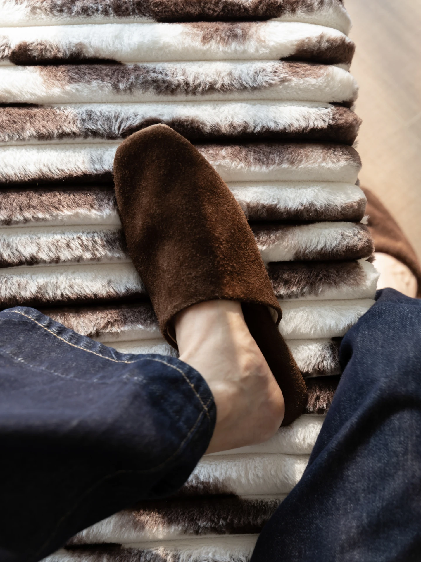 

Кожаные тапочки Laurn Brown из натуральной кожи, нескользящие, для дома и улицы, простой стиль, однотонные, для спальни и гостиной