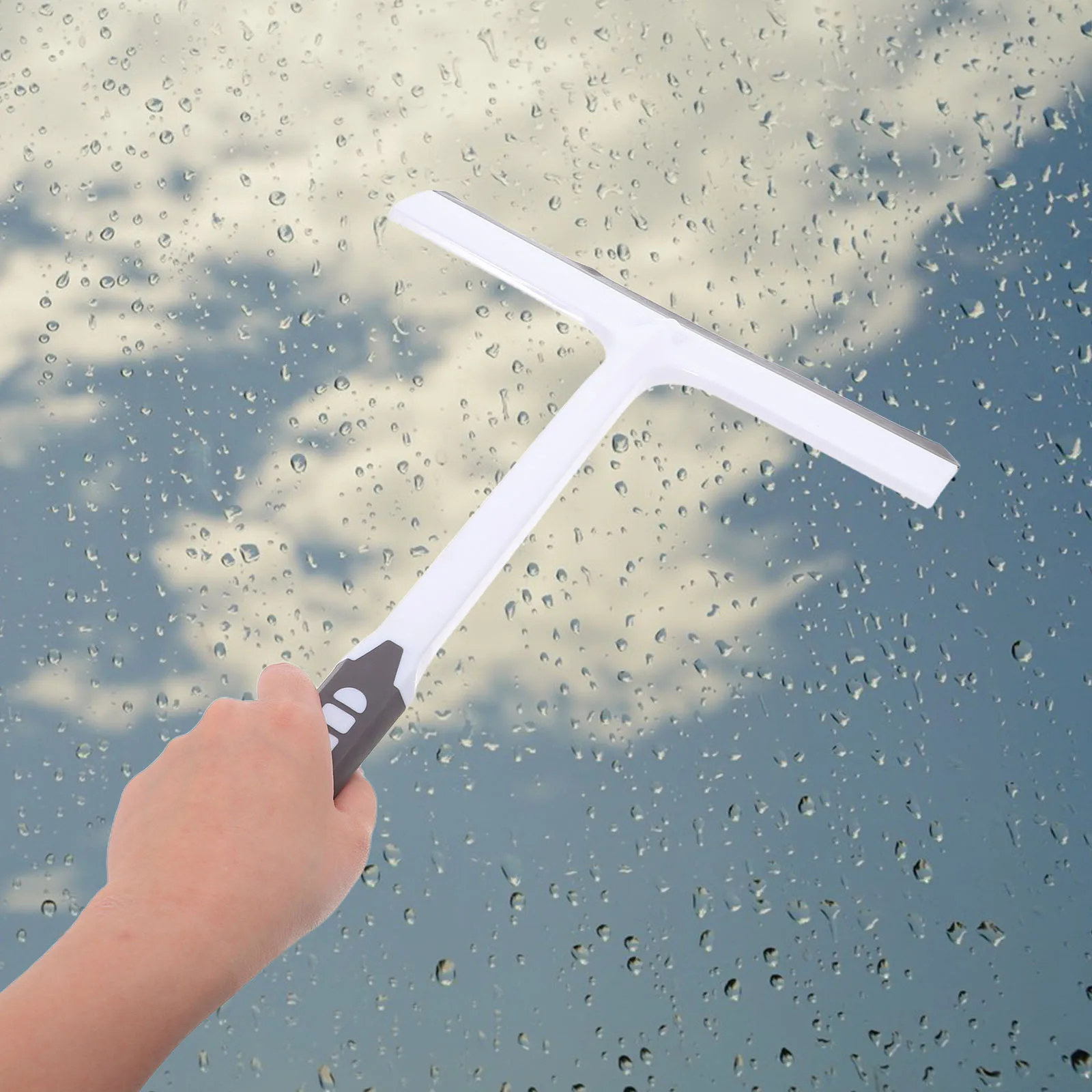

Plastic Squeegee Window Cleaner Glass Cleaning Tool Shower Door Wiper Scraper for Floor Wet Dry Use Bathroom Kitchen Balcony