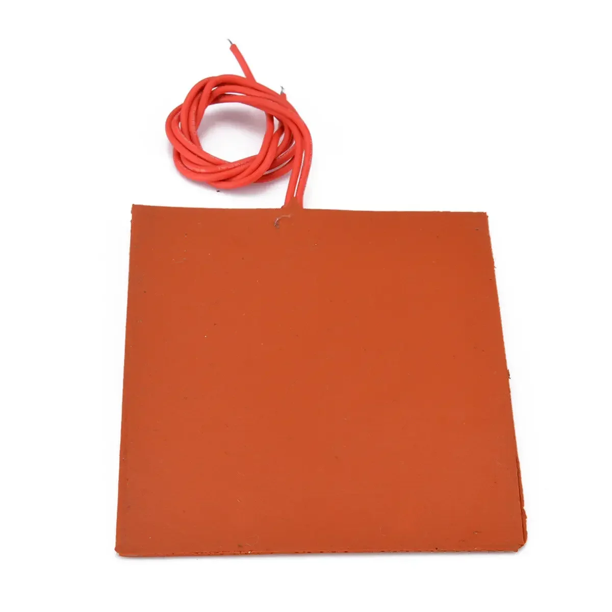 Silicone Heating Pad Heater 12V DC 80x100mm 20W Flexible Waterproof Silicon Heater Pad For 3D Printer Heater