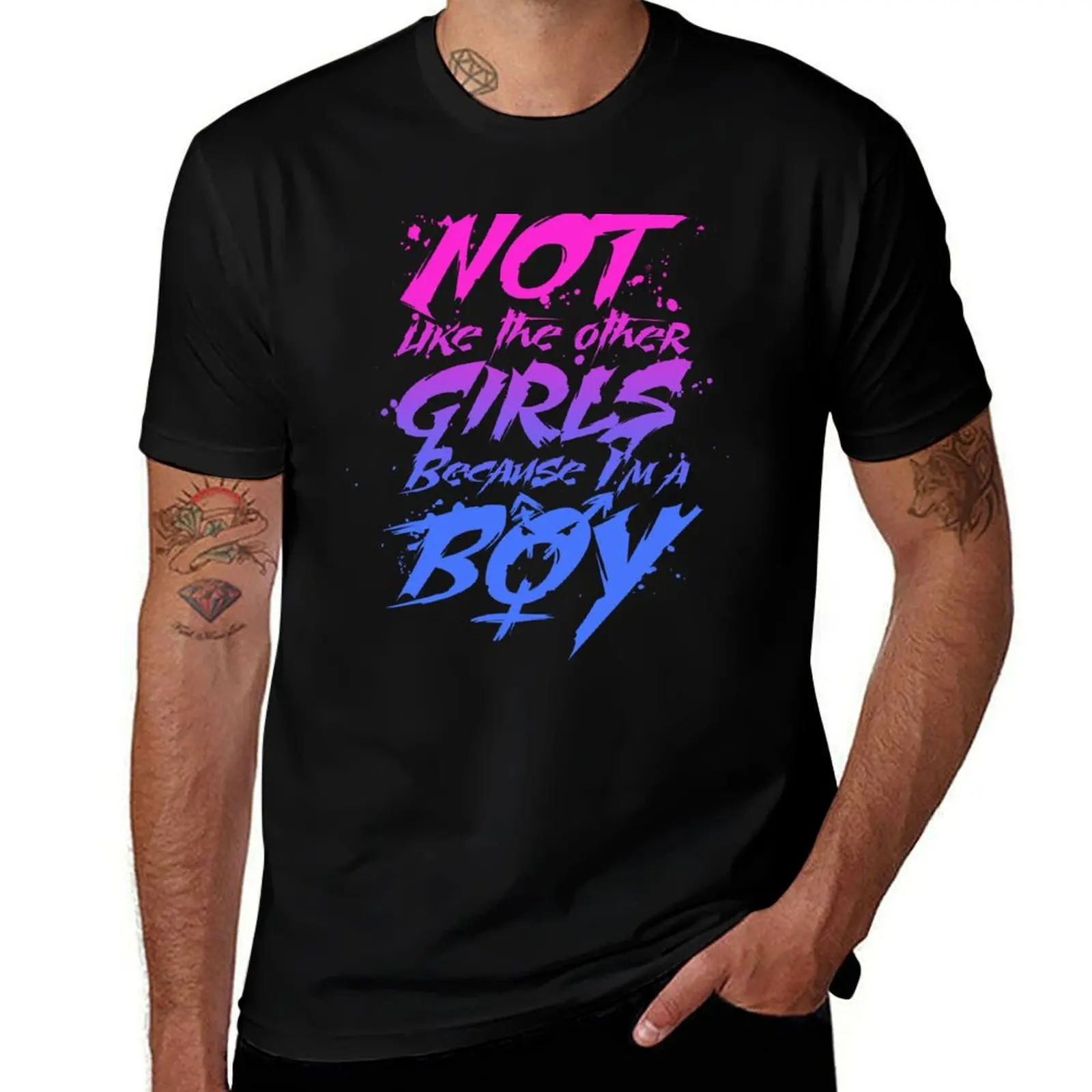 

Not like the other girls because I'm a boy T-Shirt t shirt man designer man t shirts cotton man t shirt luxury T-Shirt