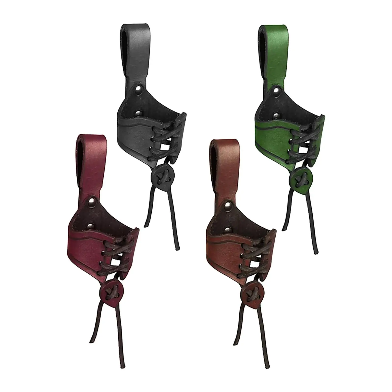 حامل كوب على شكل قرن، حامل على شكل قرن الثور، رفيق مع حلقة بإبزيم في العصور الوسطى #4