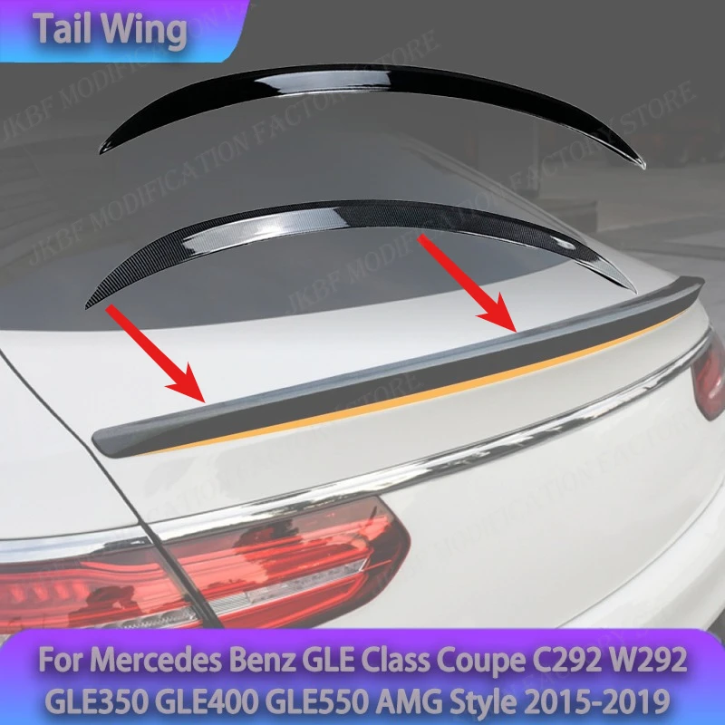 

Rear Trunk Wing Spoiler For Mercedes Benz GLE Class Coupe C292 W292 GLE350 GLE400 GLE550 AMG Style 2015-2019 Tail Wing Auto Part