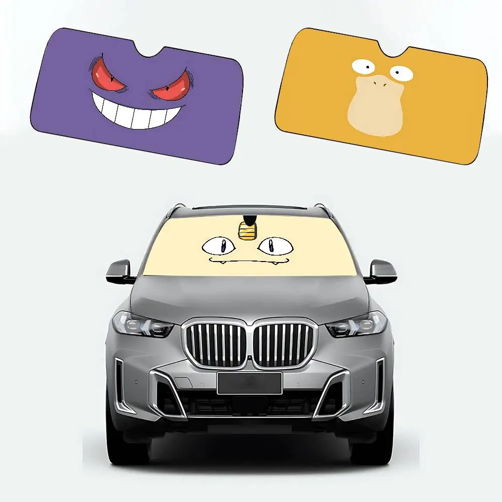 P-Pokemons Car SunShade Car Sunshade Covers Cover Universal Windscreen Folding Visor