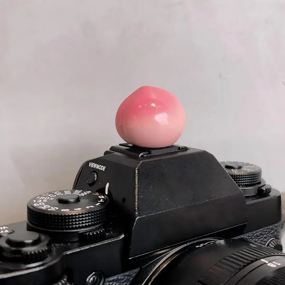 Cute Peach Series Hot Shoe Cover for Leica Q2 Fuji X100V X-T5 Sony ZV-1 Canon EOS R5 Nikon Z5 Camera Accessories view 4