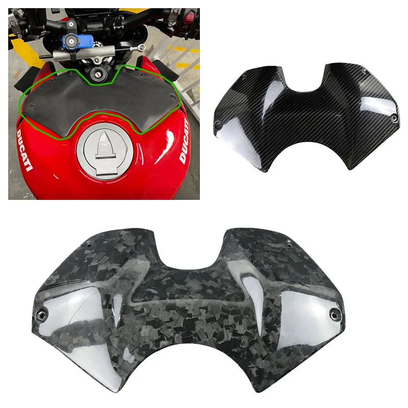 

ApplicableDUCATI Du KadiV4S/V4RStreet FighterV4Motorcycle modified carbon fiber fuel tank cover protector