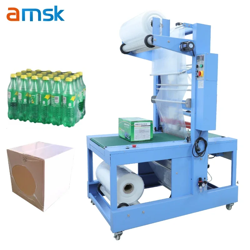 FL-7540 In-line for Flow Line Packaging for Soda Bottles Sealer and Cutter Fully Automatic Wrapper Sealing and Cutting Machine