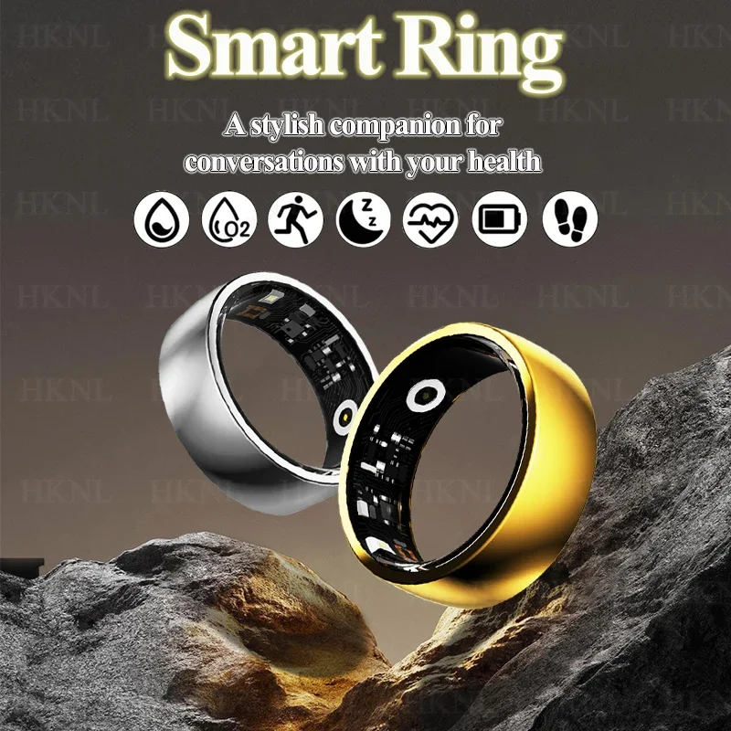 

2025 New Smart Ring Men Women Rings NEW Health Heart Rate Blood Oxygen Sleep Monitor Sports Smart Control Photo For Android IOS