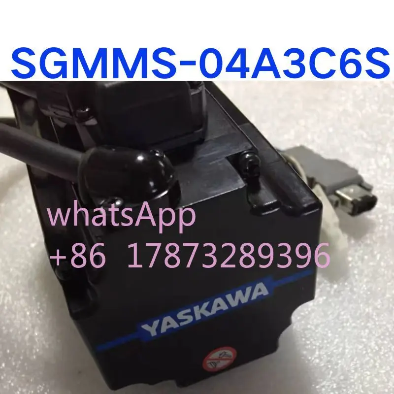 Servo motor usado 400W SGMMS-04A3C6S testado OK e a função é intactaEntrega rápida