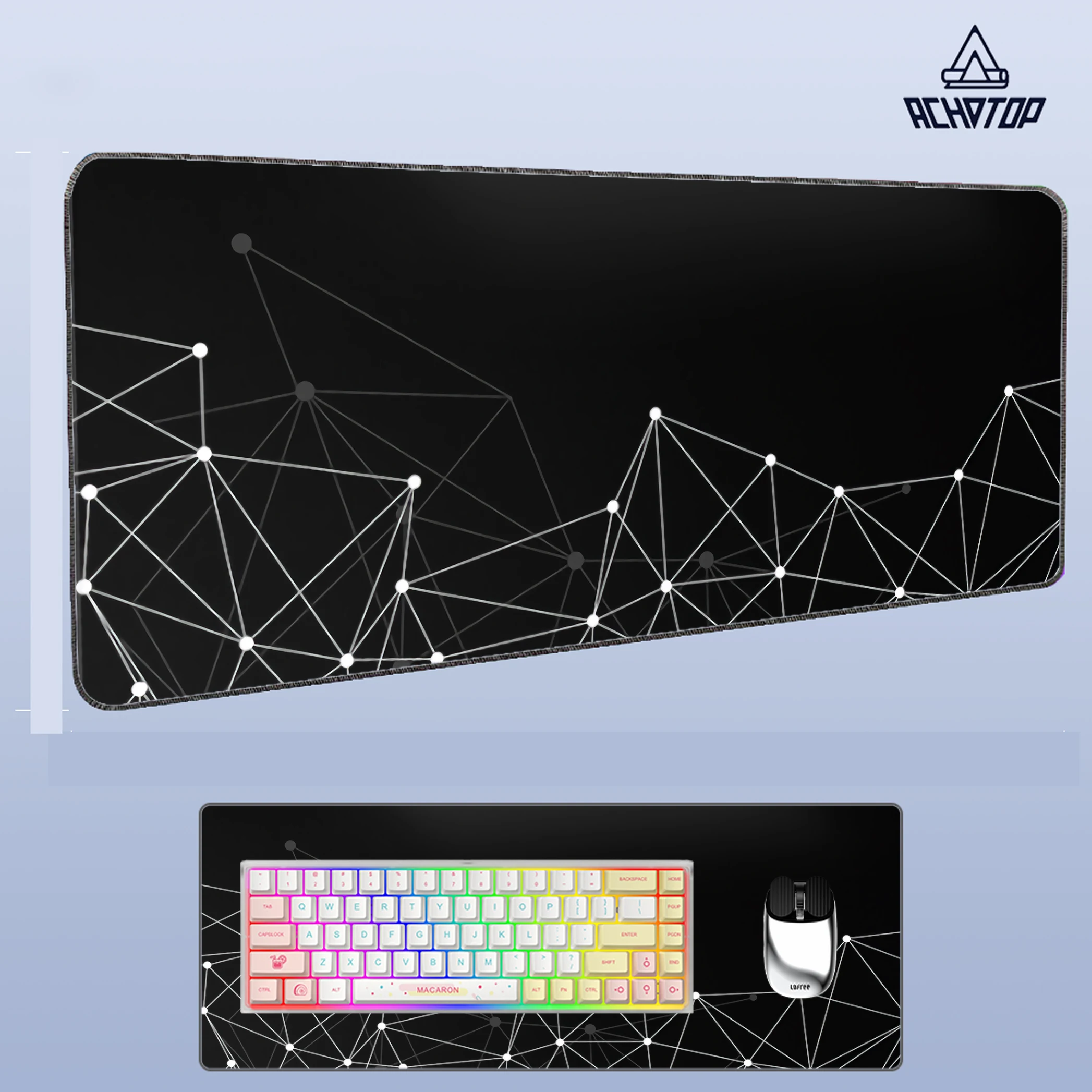 

Mouse Pads Gamer Desk Mat Large Keyboard Pad Art Black And White Line Carpet Computer Table Surface For Accessories Mauspad