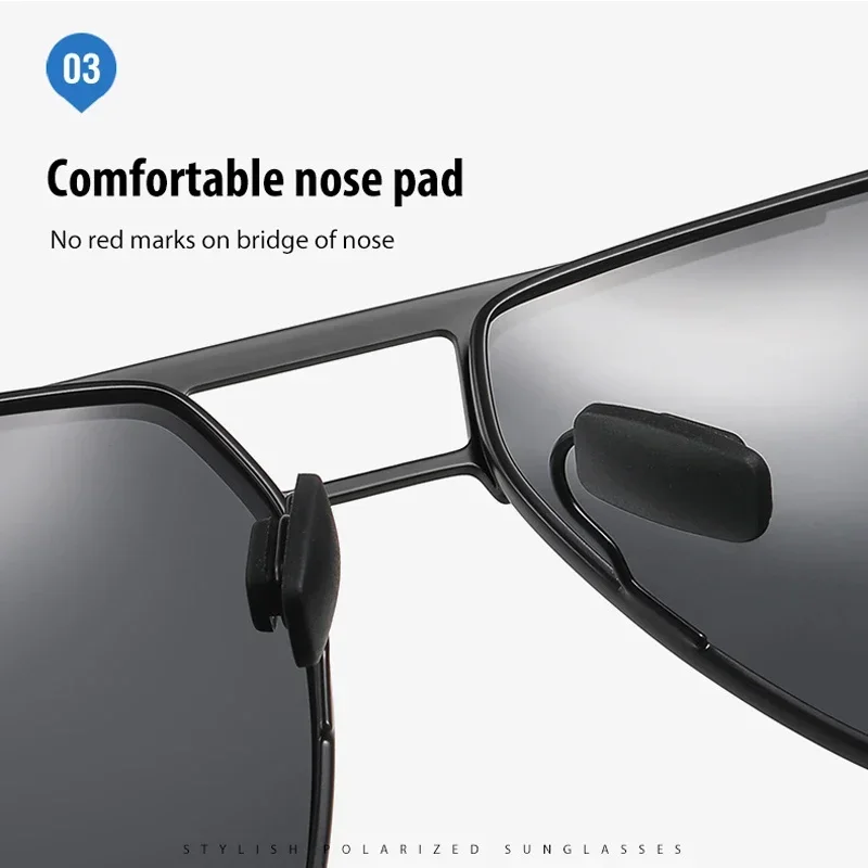 

XUKA Frame UV400 Driving Prescription Men OpticsFashion Metal Glasses -0.50 to - Polarized Myopia Sunglasses Goggles6.0