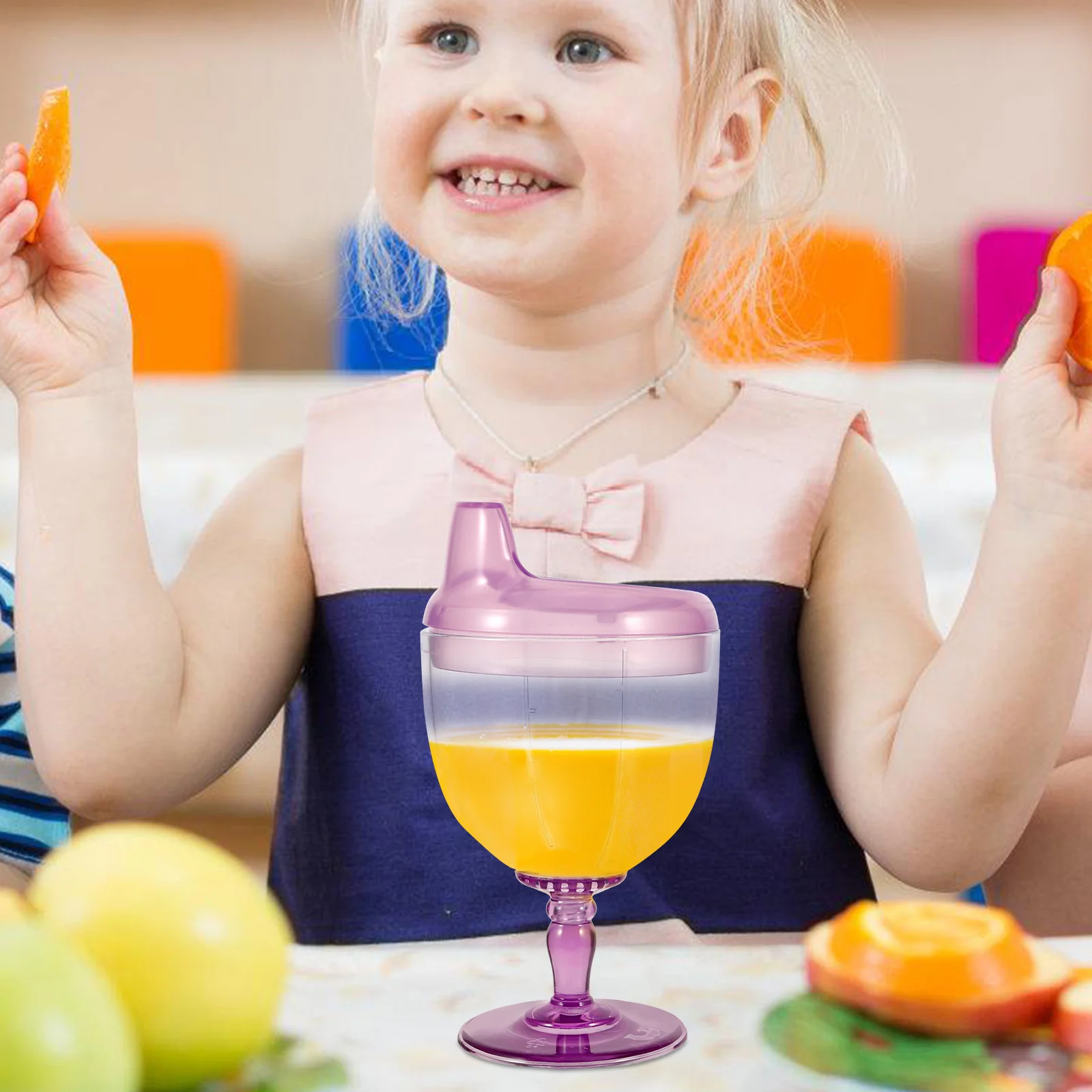 

Training Baby Cup Anti-Drop Sippy Cup Goblet Style Kids Feeding Bottle 180ml Durable Baby Water Bottles Training Cups for Babies