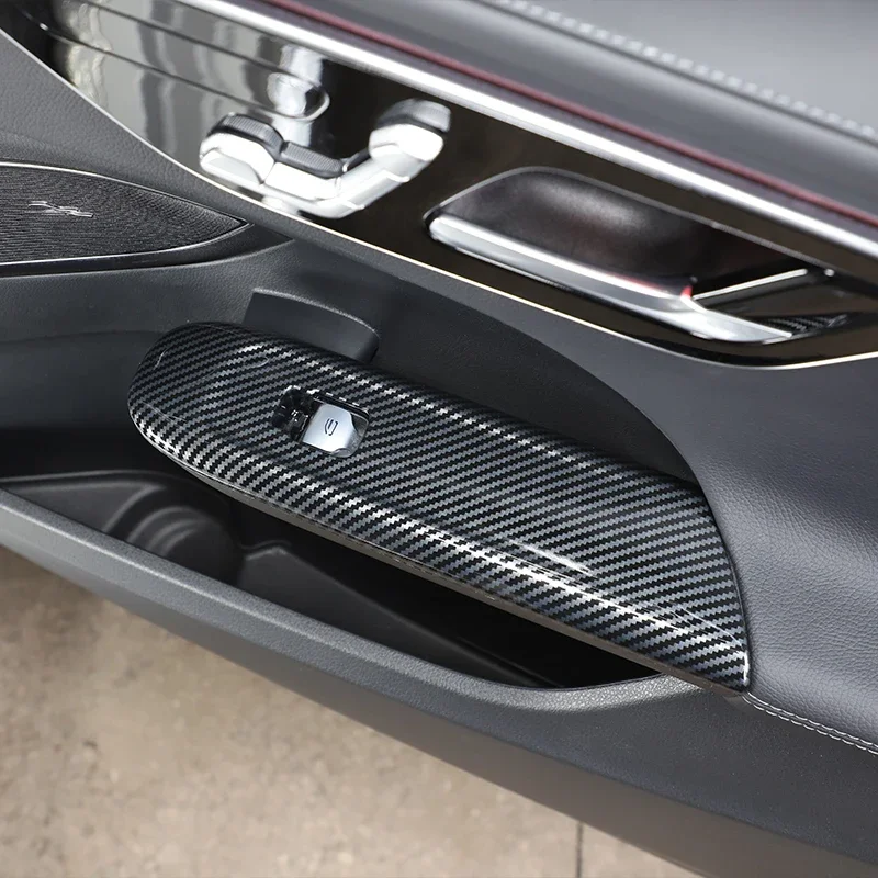 For Mercedes Benz C Class W206 C200 C260 2022 Car Glass Lift Decorative Panel ABS Interior lifting frame protection accessories