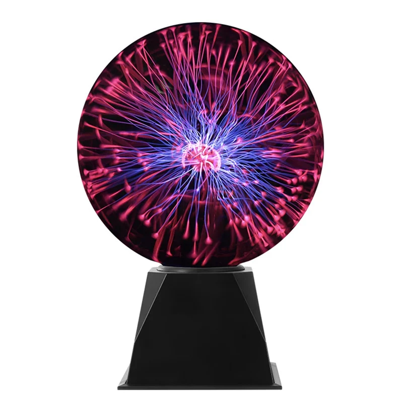 

Glass Ball Night Lights 8 Inch Magic Plasma Touch Sensitive Lamp Indoor Desktop Decoration Child Holiday Gift