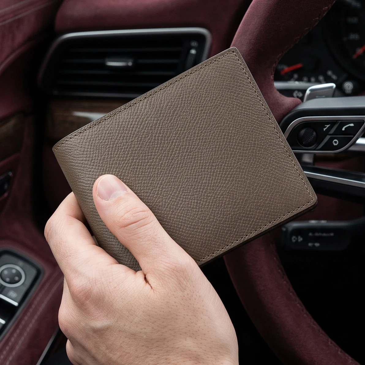 Hiram Beron Personalized Free Italian Leather Wallet For Men Luxury Products Gift for Boyfriend Dropship
