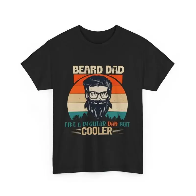 Bearded Daddy Retro Beard Dad Like A Regular But Cooler T shirt