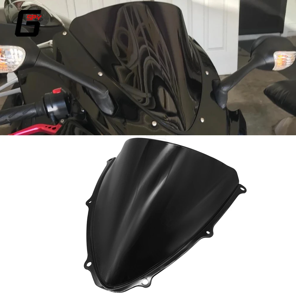 GSX-R Windshield For Suzuki GSXR600 GSXR750 K6 2006-2007 Windscreen Double Bubble Deflector Motocycle Accessories GSXR 600 750