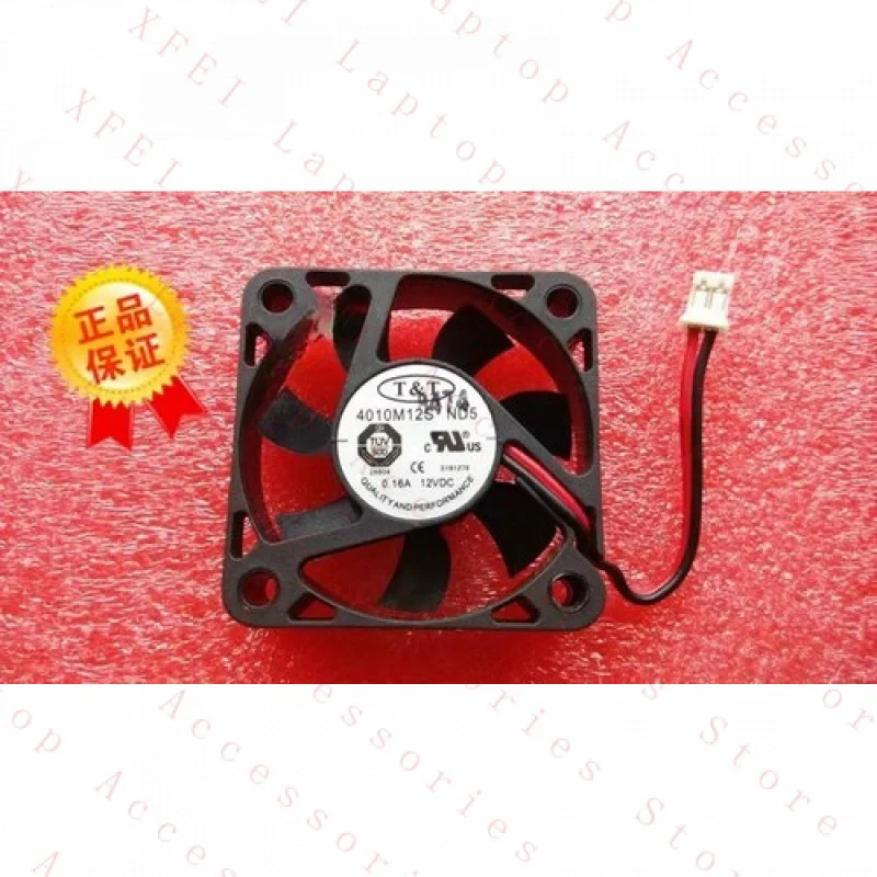 

F For T&T 4010M12S ND5 DC12V 0.16A 4CM 2-Wire Cooling Fan