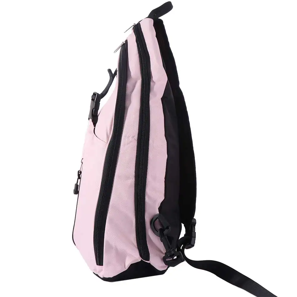 Large Capacity Tennis Racket Carrying Bag Zipper Closure Adjustable Strap Racquet Shoulder Bag Organizer Multipurpose