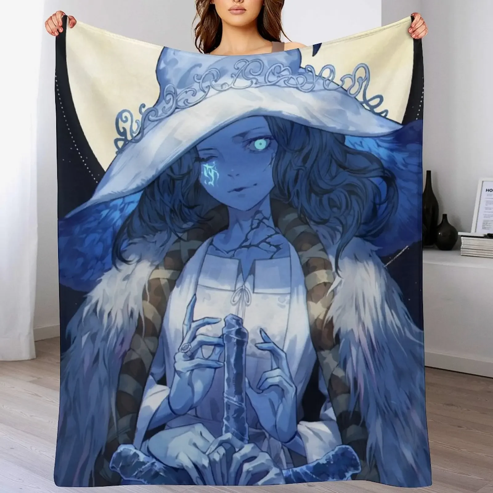 Rannie Throw Blanket Stylish Decor Blanket Gift for Friends Roommate