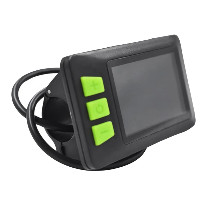 P3C LCD Display Dashboard Colorful Screen 24V 36V 48V 60V Electric Bike Meter for Electric Scooter(SM Plug)-DT30