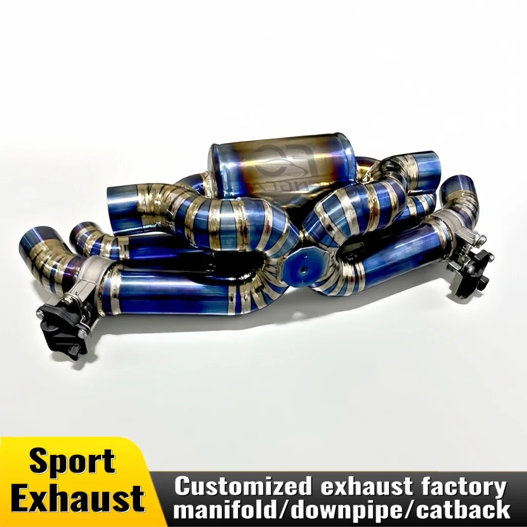 

Tailpipe exhaust for Porsche 911 992 3.0T 2019-2023 titanium exhaust catback racing car performance perfect mounting tailpipe