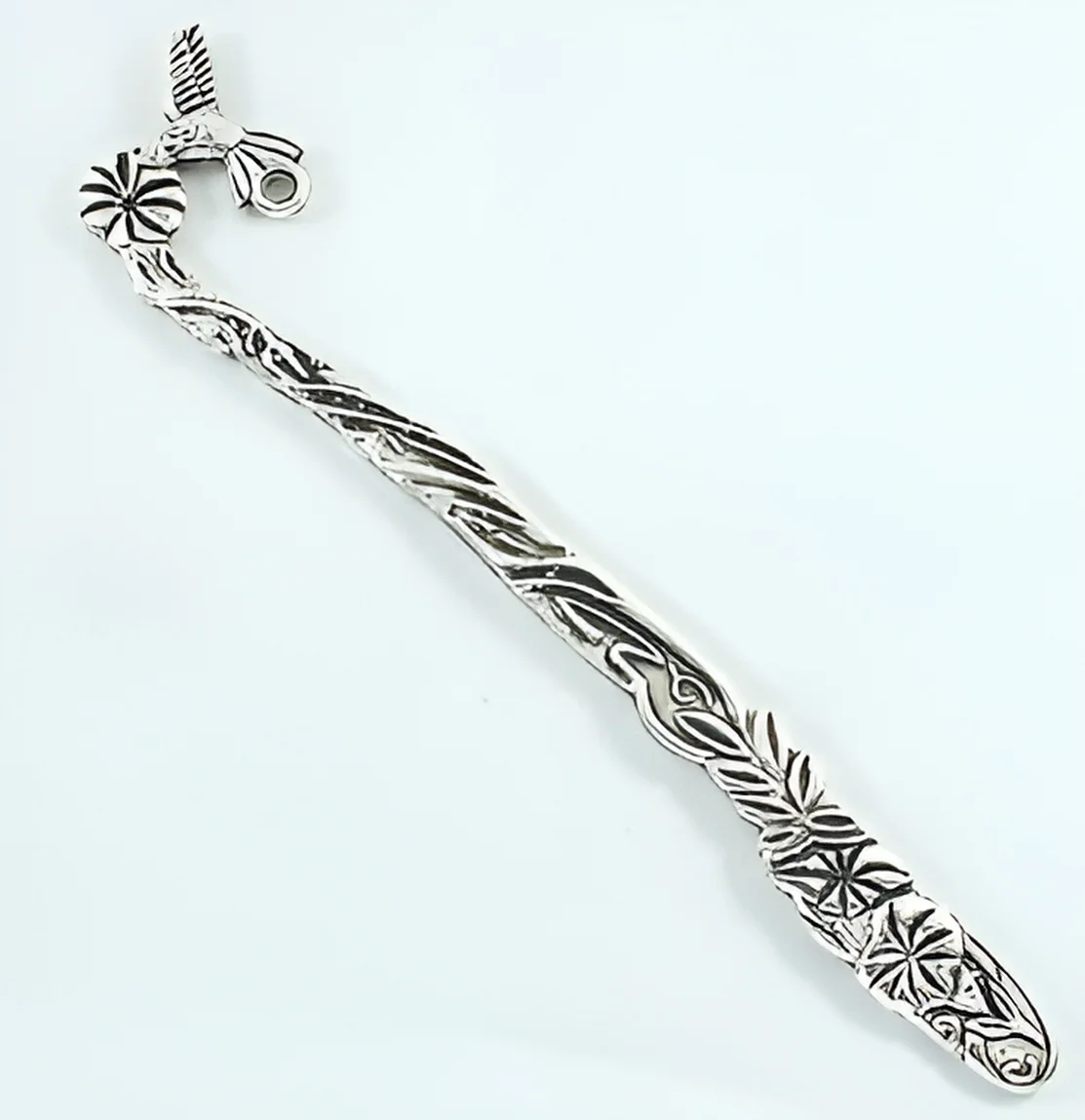 

5pcs 122x11.3mm Alloy matel tibetan silver vintage bookmarks HWH3073