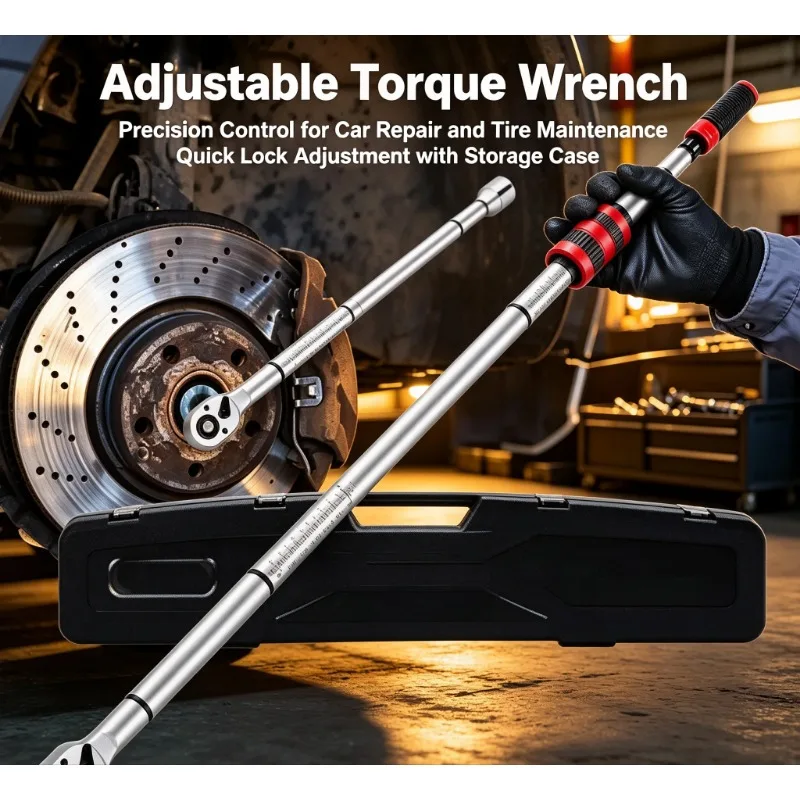 3 4 Inch Drive Wrench 600‑1000Nm 48 Teeth High Precision 3 Percent Accuracy Heavy Duty Spanner For Truck Car Tire Repair Tool