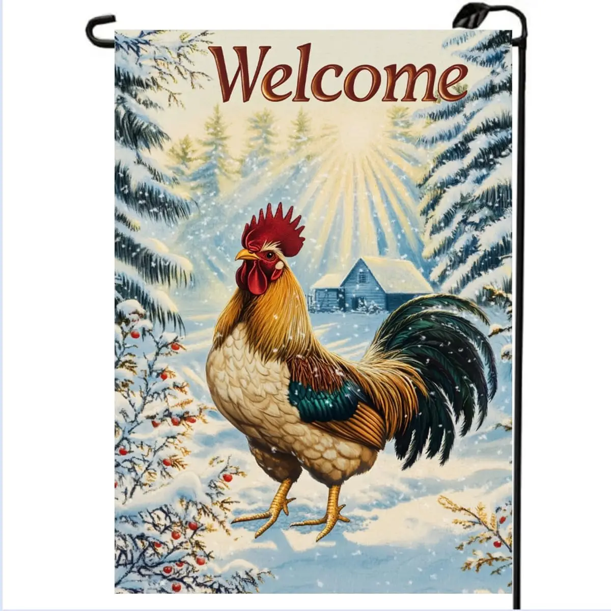 Winter Rooster Gard… - image