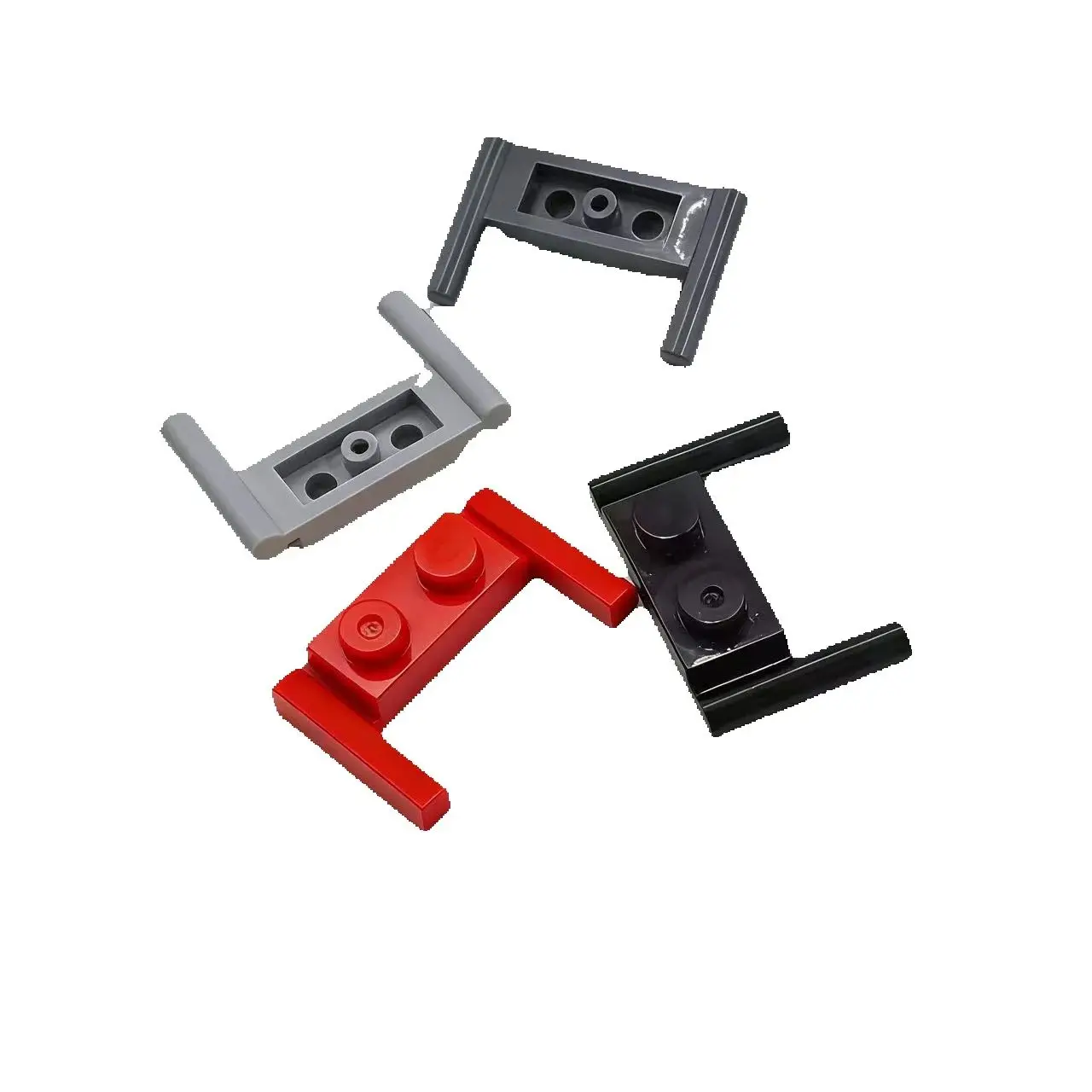 

10pcs 3839 2Dots Handlebar Building Block with Moc Accessories Compatible with Special Bricks Children Toys Gift Box