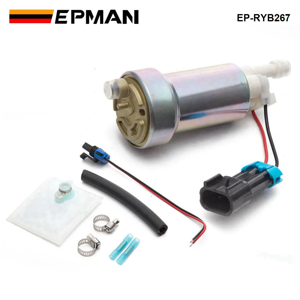 EPMAN E85 Racing High Performance internal Fuel Pump 450LPH F90000267 Install Kit F90000267 EP-RYB267