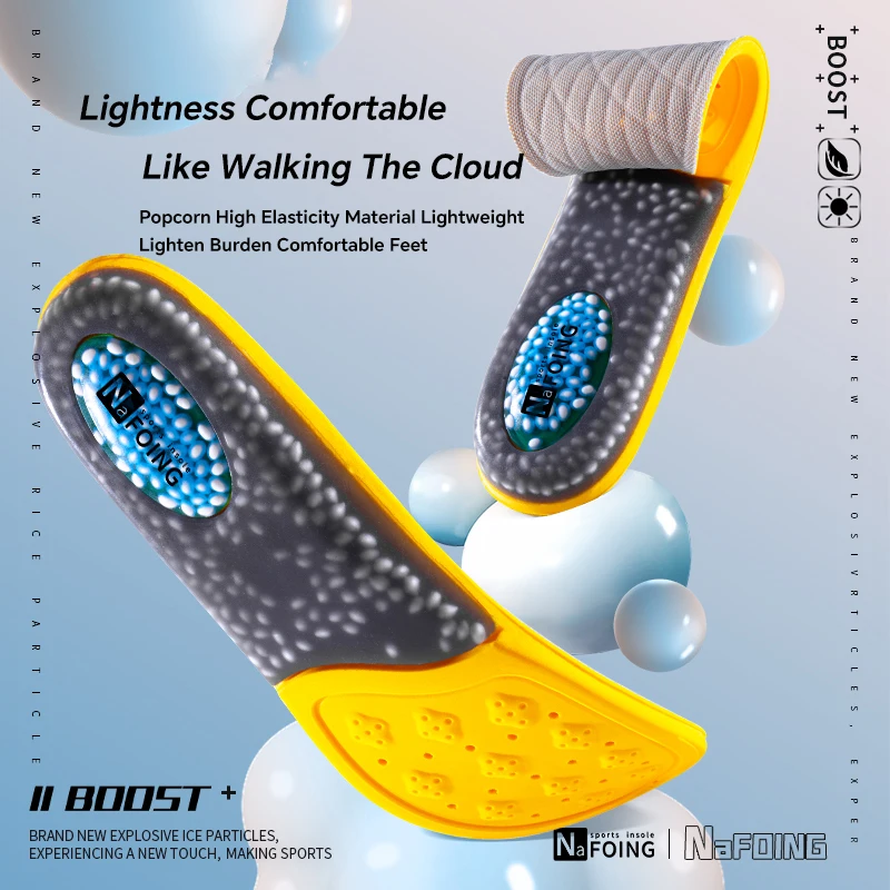 Sport-Einlegesohlen, Fußgewölbeunterstützung, atmungsaktives Technologie-Design, Stoßdämpfung, Schuhe, Polster, Outdoor, Laufen, Rzoom, Luftpolster-Einlegesohle – Detail 10