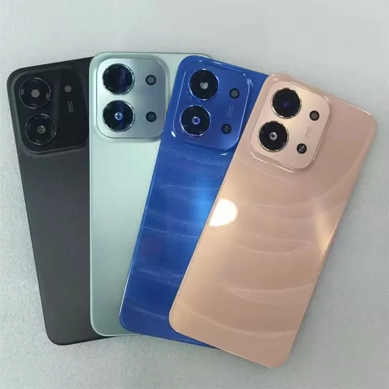 For Redmi 15C 4G Phone Housing Middle Frame+Battery Back Cover Case Panel Lid Rear Door with Camera Lens