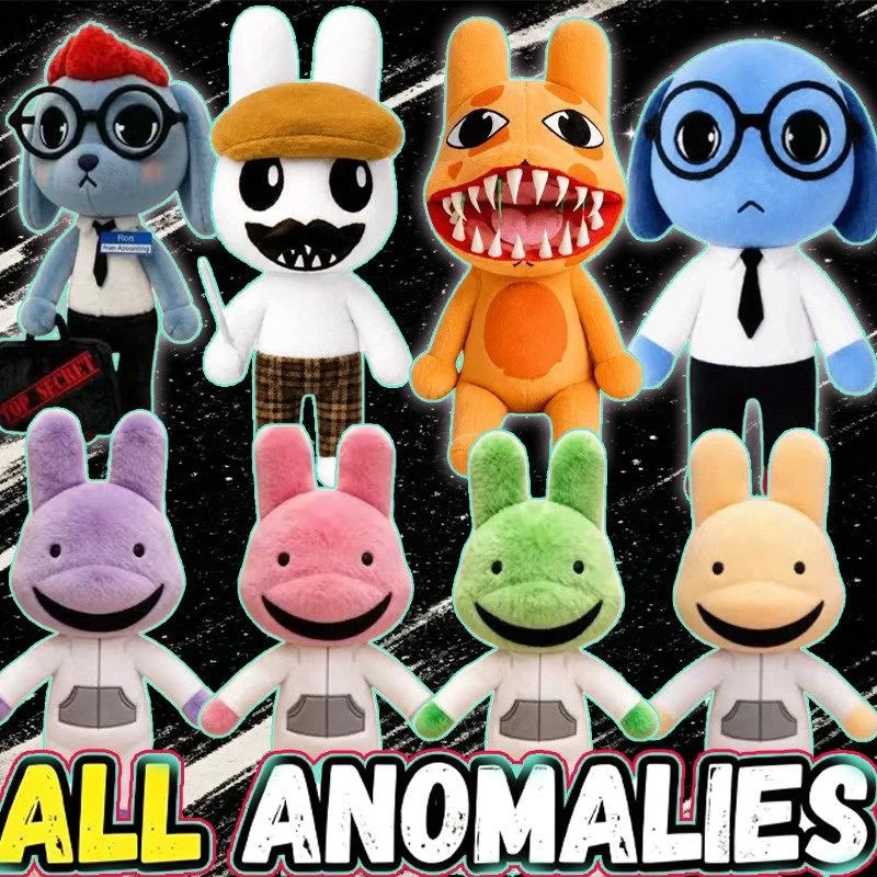 For Roblox Animal Hospital Horror Plush Doll Set Soft Stuffed Plushie Creepy Cute Game Merchandise Collectible Fans Gift view 2