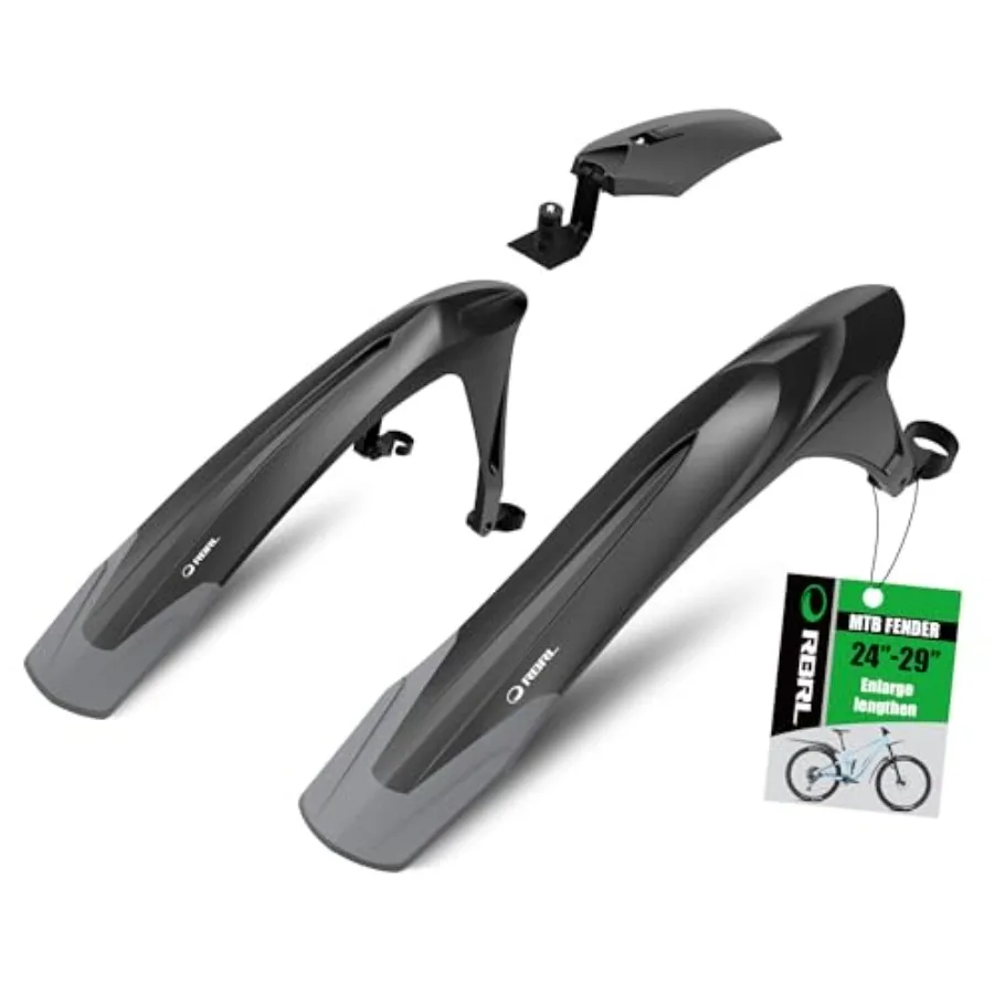 

Bike Fender Set Adjustable MTB Mud Guard Thicken and Widen Universal 24-29 inch Bicycle Fenders Full-Suspension Bike/Ebike/Moun