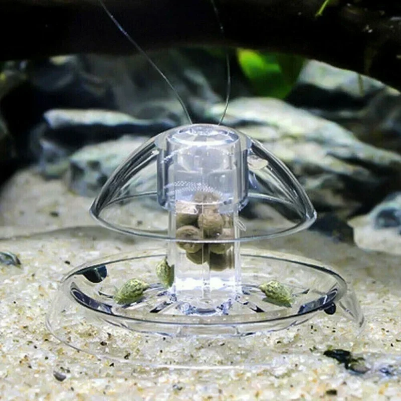 Fish Tank Snail Removal Trap Aquarium Transparent Catcher Tool Pest Control Device Snails Leech Planarian CleaningSupplies 6/8cm
